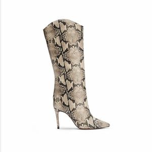 Schutz snake print Maryana boots size 10 NIB